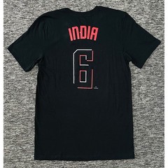 Nike Cincinnati Reds MLB India 6 Mens Small Black City Connect Cincy Shirt NWT