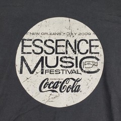 Essence Music Festival Shirt Mens XL Black 2009 Coca Cola New Orleans NOLA
