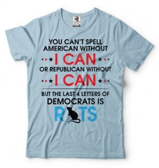 Republican Political T shirt Anti Democrats Shirt Trump 2024 Election Shirts