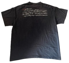 Vintage 2001 Kittie Oracle Double Sided Flame Concert Shirt