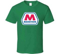 Marathon Tee Cool Gas Station Oil Trucking Driving T Shirt