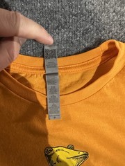 Next Level Apparel Orange Mens M Regular Fit Beer Frog Graphic Tee