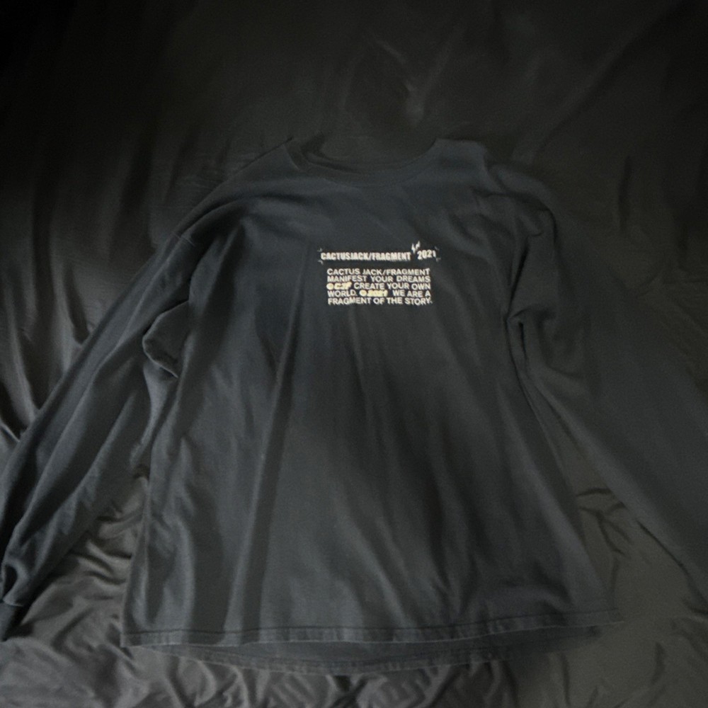 Cactus Jack x Fragment 2021 Black Long Sleeve Size XL