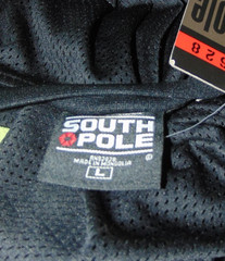 Southpole Mens Large Black Mesh Tank Top Sleeveless Athletic Shirt