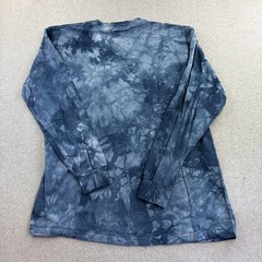 Vintage The Mountain Shirt Mens Large Blue Long Sleeve Wolves Tie Dye Nature Tee