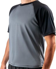 Men’s UPF 50 Short Sleeve Swim Rash Guard Sun Protection Shirt Quick Dry