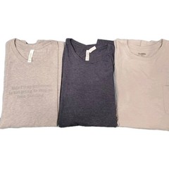 Lot Of 3 Mens Work T-Shirts All Size XL Different Brands Gray Undershirt Various