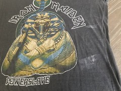 Vintage Iron Maiden Powerslave T Shirt MEGA RARE See Description For Sizing