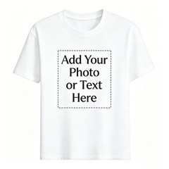 Personalized Custom Photo T-Shirt Gift for Dad Fathers Day Soft Cotton