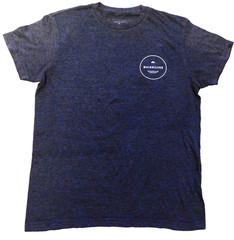 Quicksilver Circled Script MT0 Men’s T-Shirt Charcoal Grey Sz Medium Soft Cotton