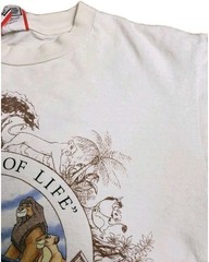 Vtg Disney Designs The Lion King Circle of Life 1994 Film T Shirt 90s Sz Large