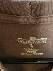 Lot of 2 Carhartt K87 Heavyweight Cotton Pocket T-Shirts Men’s L Sand & Charcoal