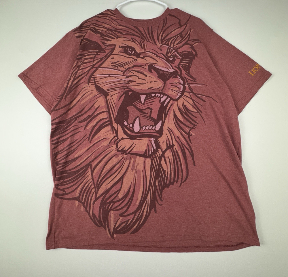 The Lion King Disney Parks Mufasa Men’s XL Cotton Blend Short Sleeve T-Shirt