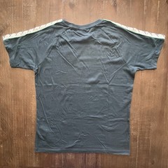 Kappa 222 Banda Coen Slim T Shirt Tee Youth Size L Blue Logo Tape Sleeves