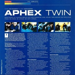Aphex Twin Playstation Staff Classic T-Shirt Navy XL