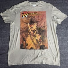Indiana Jones Raiders Of The Lost Ark Movie Amsel Harrison Ford Shirt NWT Large
