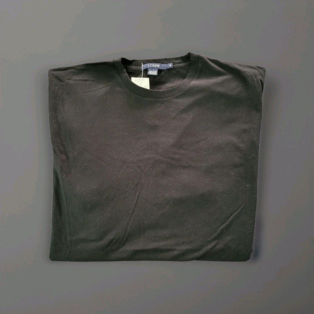 J Crew Vintage 90s Light Weight T Shirt Mens Xl Black 100% Cotton Knit