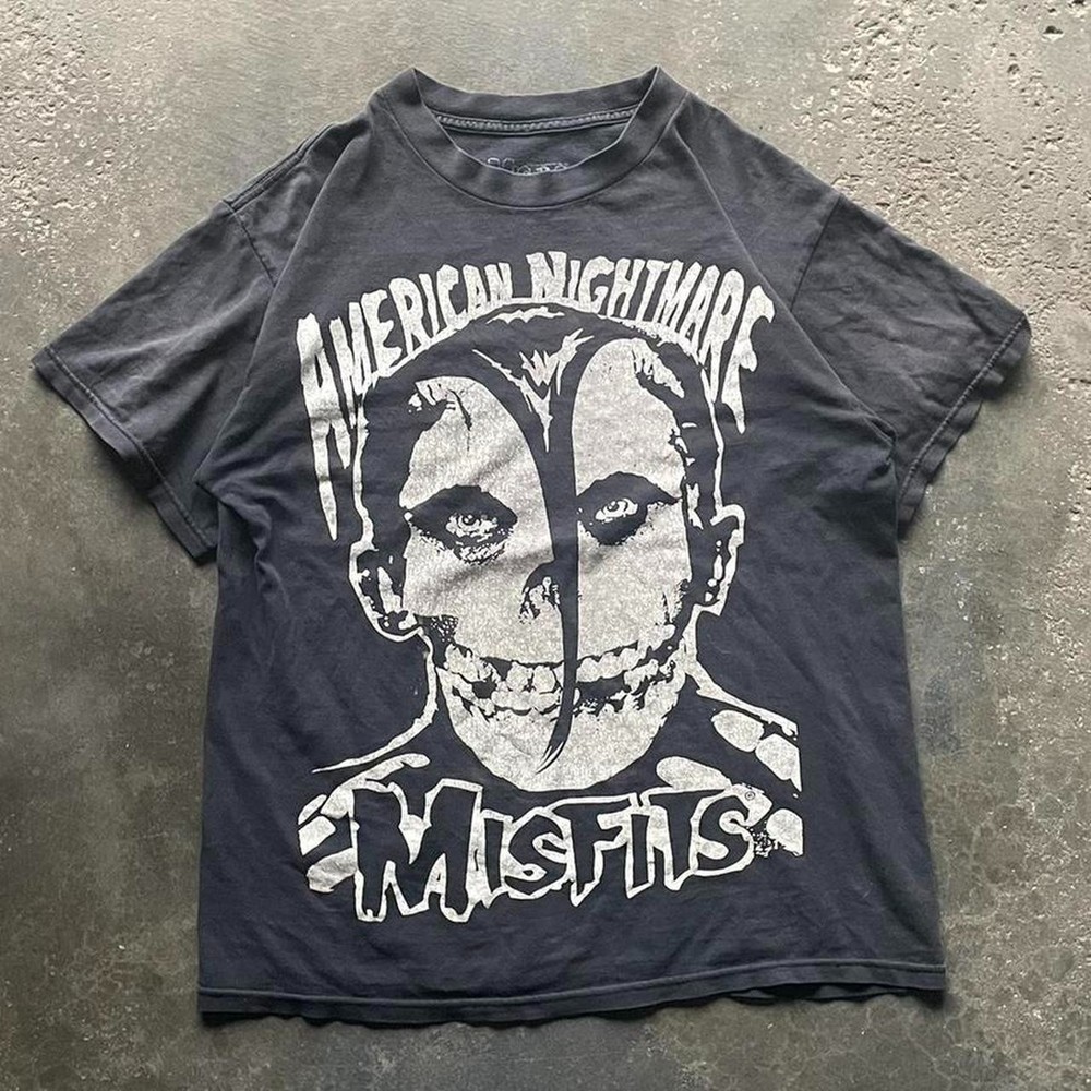 Misfits American Nightmare REMAKE Black T shirt Heavy Cotton Unisex NH23331