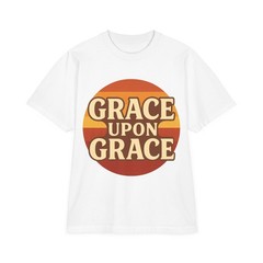 Retro Grace Upon Grace T-Shirt, Vintage Tee, Casual Wear, Gift for Her, Everyday