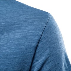 Brand Quality 100% Cotton Men T-shirt V-neck Fashion Design Slim Fit Soild T-shi