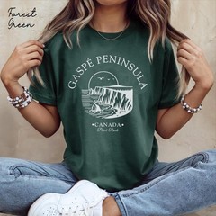 Gaspé Peninsula Shirt Travel Gift for Canada Trip Lovers Souvenir Tee
