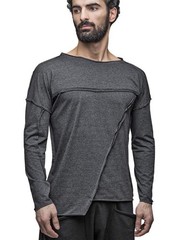 Rare MDNT 45 Cyberpunk Asymmetrical Long Sleeve Top Streetwear Size S/M