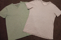 Lot Of 10 Sm Name Brand Solid Mixed T Shirt Lot American Eagle Banana Lacoste