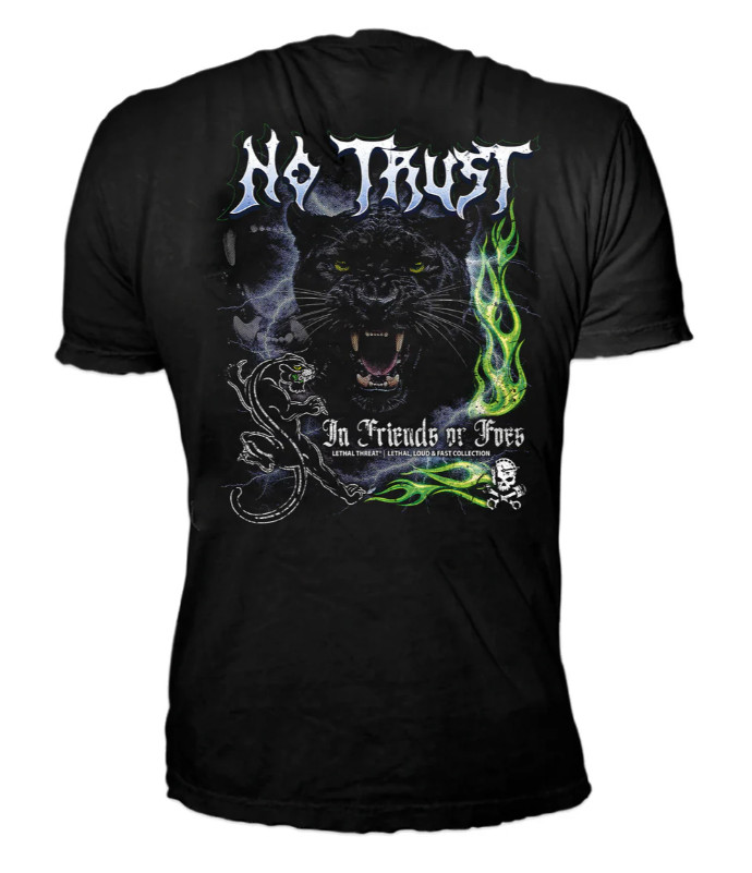 No Trust Black T-Shirt