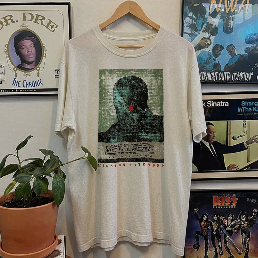 90s Metal Gear Solid Rare White T-Shirt S