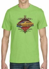 Adult DryBlend® T-Shirt – (SLEDS FOREVER – GOLD LOW RIDER HOT ROD)