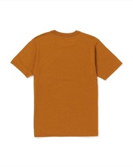 Volcom Men’s Crisp Stone Short Sleeve Tee Chestnut Brown-XL