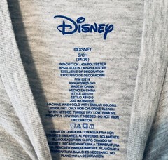 Disney Florida Mickey Mouse Sketch Drawing & Embroidery Gray T Shirt Sz S 34-36