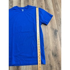 Athletic Works T-Shirt Mens Small Blue Adult Recycled Blend Short Sleeve