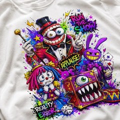 TADC Run The Show Shirt, Amazing Circus Ivory Tee