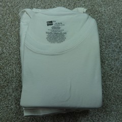 Hanes Shirts Mens Extra Large 46/48 White Cotton Stretch Comfort Fit 4 Pack