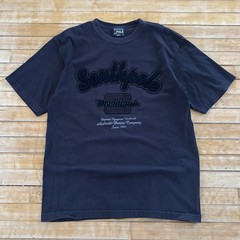 VTG Southpole T-Shirt Mens L Baggy Faded Black Skate Grunge y2k Center Logo