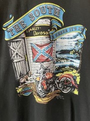 Vintage 1991 Harley Davidson 3D Emblem T-Shirt M Black