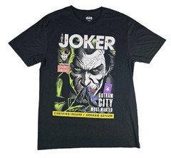 The Joker: Gotham City Most Wanted Poster Image Graphic T-shirt Adult Size Mediu
