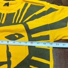 Disney The Lion King Broadway Musical T-Shirt Mens Medium Yellow Graphic Mask