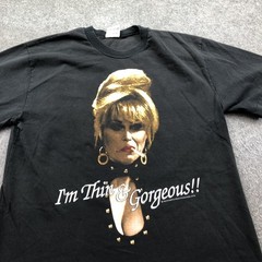 Vintage Absolutely Fabulous Shirt Mens Medium Funny Im Thin & Gorgeous1995 90s