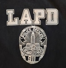 Vintage LAPD Los Angeles Police Department Mens T Shirt Sz M 38-40 Single Stitch