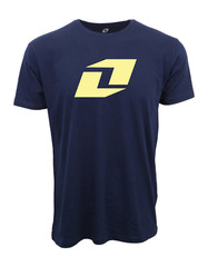 ONE INDUSTRIES ICON LOGO T SHIRT NAVY YELLOW