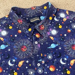 Cremieux Mens Space All Over Print Short Sleeve Shirt Size 3XB