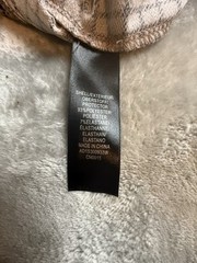 Adrianna Papell Long 3/4 Sleeve Black Tan Stretch Blouse Elastain 3xl