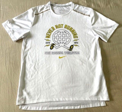 Nike Miler Dri-Fit ‘Never Not Running’ White Medium (M) T-Shirt
