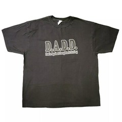 DADD Dads Against Daughters Dating Tshirt Mens Sz 2XL Black Fathers Day Shirt