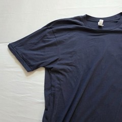 American Apparel AFGE District 12 Union T-Shirt Twelve Strong Navy Blue Large
