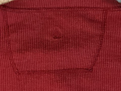 G.H. Bass Co. Men’s Long Sleeve Pullover Waffle Henley Shirt Burgundy Size XL