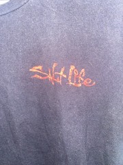 Salt Life Short Sleeve Graphic T-Shirt Black Cotton Crew Neck Men L