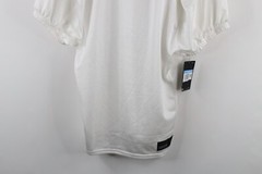 Deadstock Vintage Nike Mens Medium Blank Mesh Football Jersey White Polyester